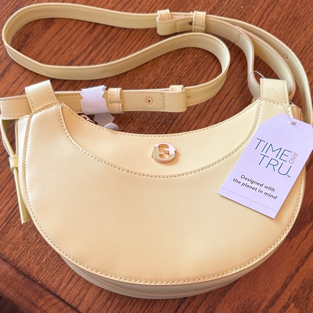 Time and Tru Lemon Crossbody Bag